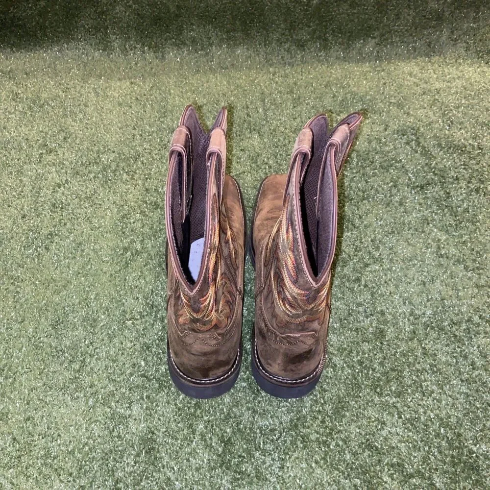 Justin Brown Western Work Boot Men's Size 14D Cowboy Rancher Shoes Style 0923CF